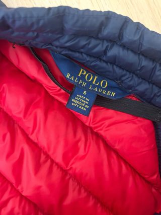 Chaqueta Plumífero azul marino niño Ralph Lauren
