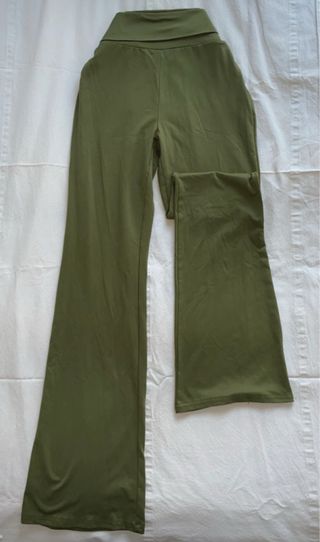 Pantalón palazzo verde