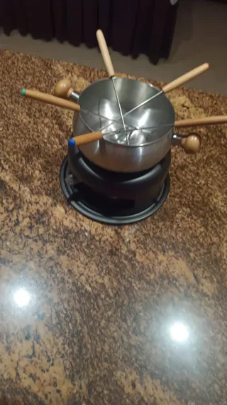 Set Fondue 11 Piezas Negro