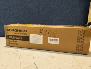 Zapatero estrecho 10 baldas metálico SONGMICS LSR110G01