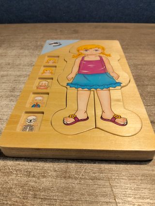 Puzzle anatomía chica Juguete