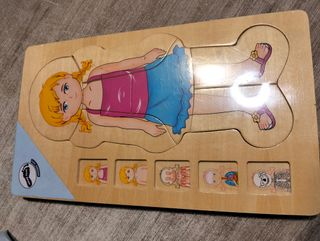 Puzzle anatomía chica Juguete