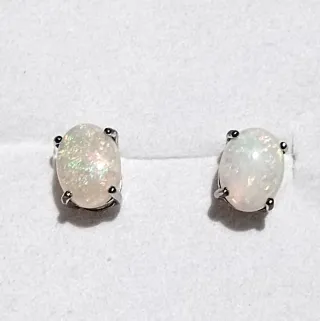 Pendientes Oro 9k Ópalo australiano