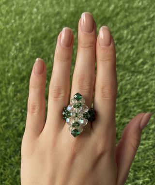 Anillo Vintage/Boho Artesanal Adaptable