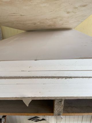 Placa de escayola lisa