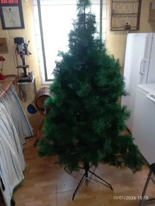 Árbol de Navidad artificial verde