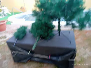 Árbol de Navidad artificial verde