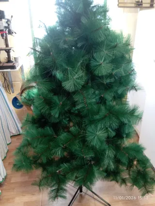Árbol de Navidad artificial verde