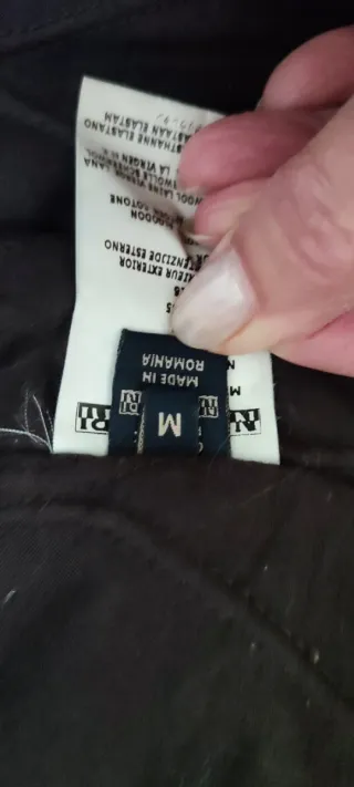 Cappotto con cappuccio a quadri