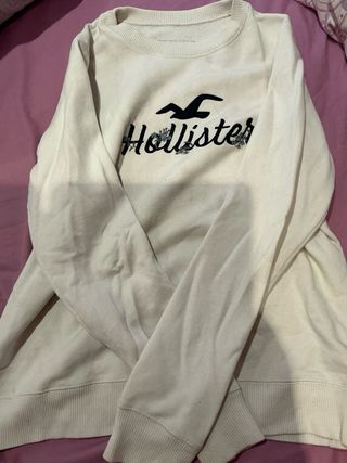 Sudadera Hollister Blanca