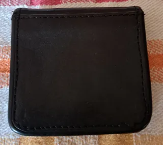 Portamonete unisex nero