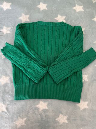 Jersey verde trenzado