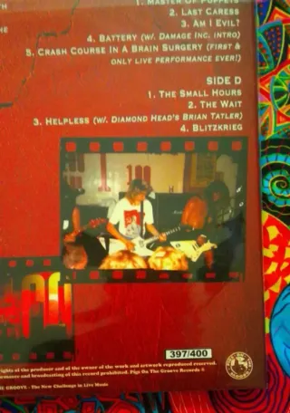 VINILO METALLICA WELCOME TO THE SANITARIUM NUEVO