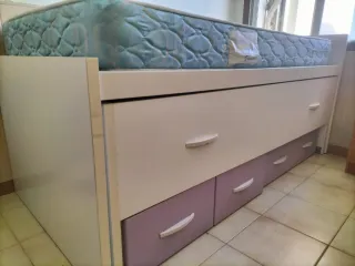 Cama nido + con 2 colchones