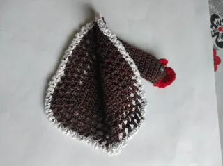 Set 4 presine fatte a mano uncinetto