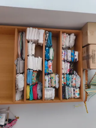 Pañales de tela lavables reutilizables