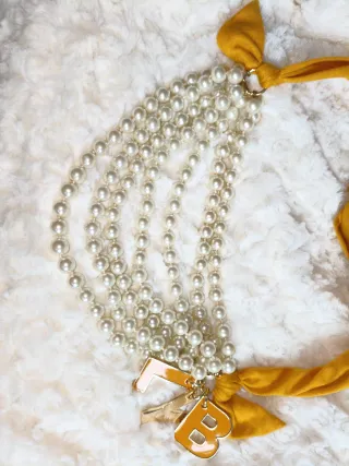 Precioso collar Bimba y Lola de perlas