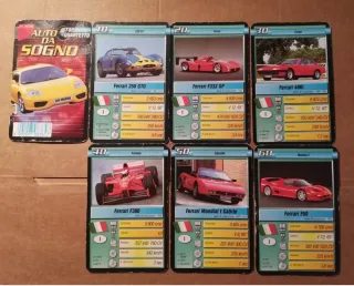 Carte Top Quartetto Auto da Sogno