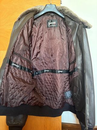 Cazadora Schott Negra Talla L