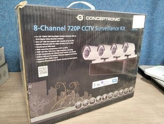 Kit Videovigilancia 4 Cámaras HD DVR 1TB