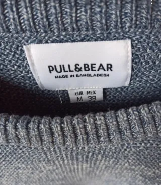 Jersey Pull&Bear degradado azul/gris Talla S