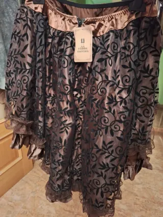 Conjunto Pirata Steampunk Marrón 3XL