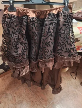 Conjunto Pirata Steampunk Marrón 3XL