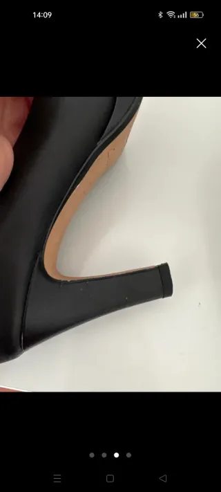 Zapatos de tacón negros Clarks mujer