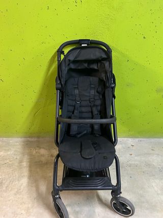 Cybex S-Line Silla de Paseo Negro con saco y bolso