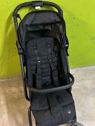 Cybex S-Line Silla de Paseo Negro con saco y bolso