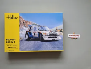 Peugeot 205 EV 2 maqueta 1/24 Heller