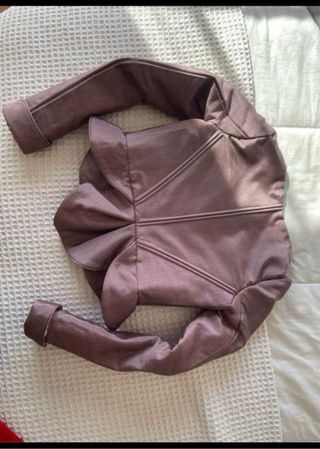 Corpiño Fallera Niña Talla 10 Morado Dorado