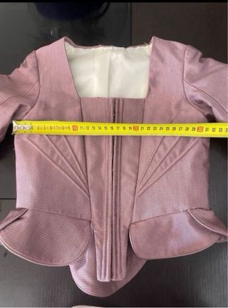 Corpiño Fallera Niña Talla 10 Morado Dorado