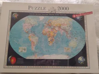 Puzzle 2000 piezas Mapa Mundo