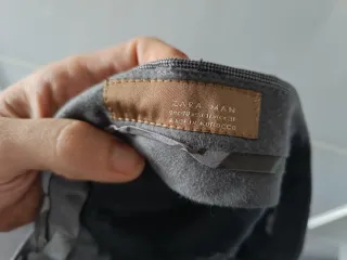 Pantalón Zara Man Talla 40 Gris
