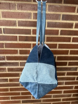 Bolso Patchwork Vaquero Hecho a Mano