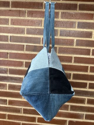 Bolso Patchwork Vaquero Hecho a Mano