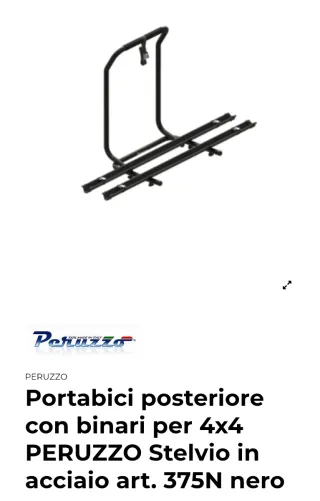Portabici posteriore Peruzzo Stelvio 375N