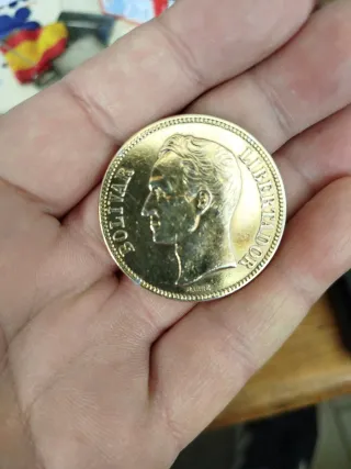 Moneda Venezuela Plata 25.0g