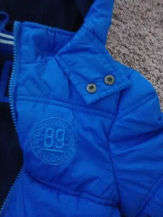 Abrigo niño azul Rebel Primark 8 años