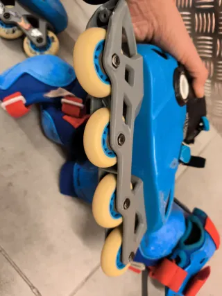 Patines en línea para niños + protecciones