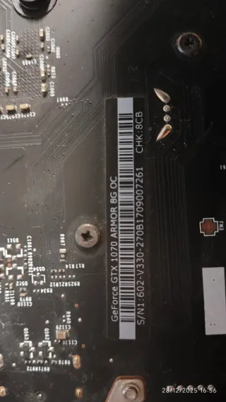 MSI GeForce GTX 1070 ARMOR 8GB OC