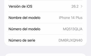 iPhone 14 Plus Rojo 128GB Caja y Cable