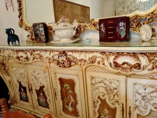 Sala da pranzo barocco veneziana anni '60