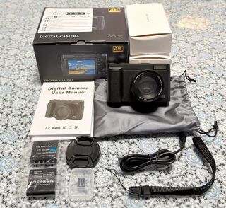 Cámara Digital 4K 48MP Compacta abatible