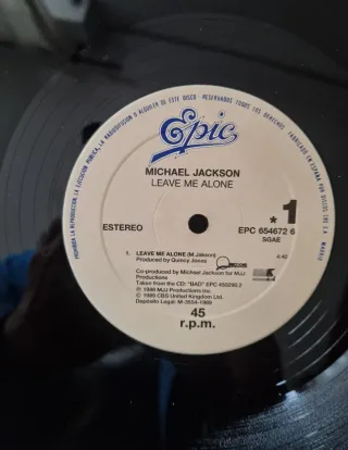 Michael Jackson - Leave Me Alone Vinilo
