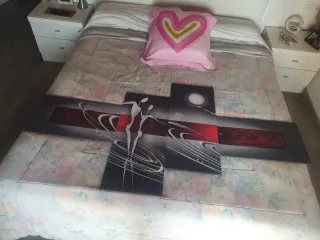 Cuadro moderno comedor mida total de largo 1.60