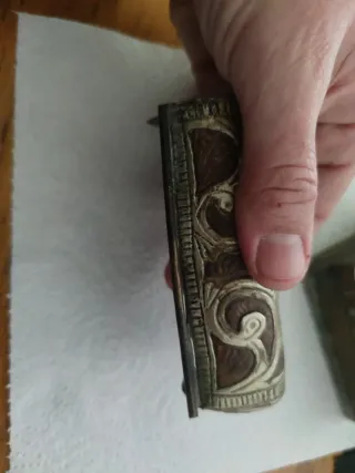 Caja de latón antigua Coran