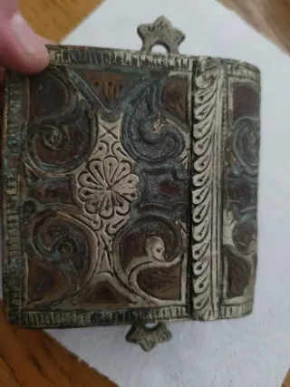 Caja de latón antigua Coran