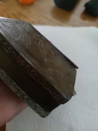 Caja de latón antigua Coran